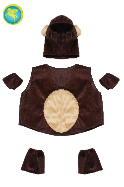 SET SCIMMIA + GILET + POLSINI + SCALDAMUSCOLI